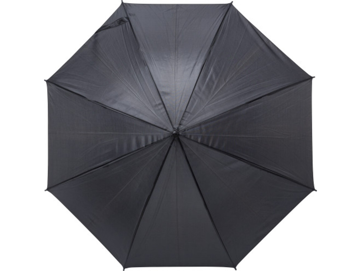Automatik-Regenschirm aus Polyester Rachel – Schwarz bedrucken, Art.-Nr. 001999999_9126