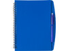 Notizbuch 'Louis' aus Kunststoff – Kobaltblau bedrucken, Art.-Nr. 023999999_9146