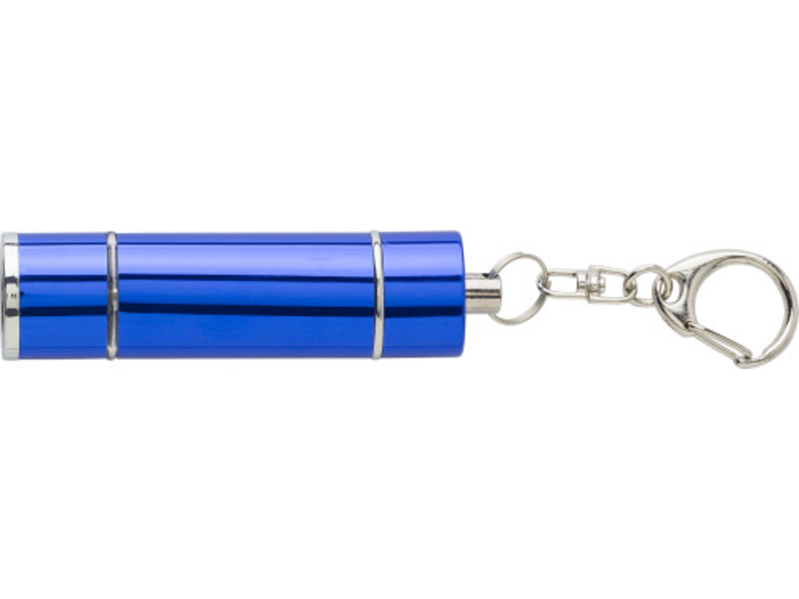 2-in-1 Schlüsselanhänger 'Flash' aus Kunststoff – Kobaltblau bedrucken, Art.-Nr. 023999999_9211