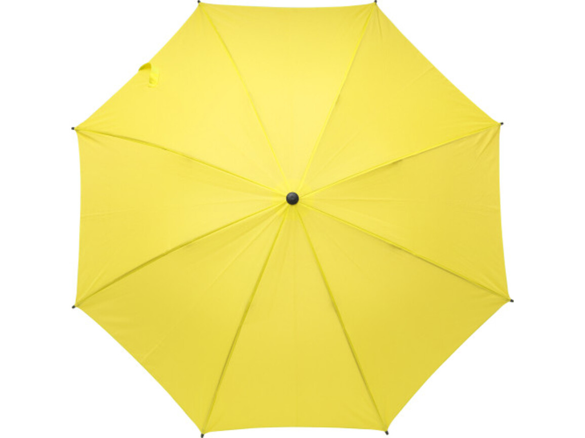 Regenschirm 'Kuppel' aus Polyester – Gelb bedrucken, Art.-Nr. 006999999_9252