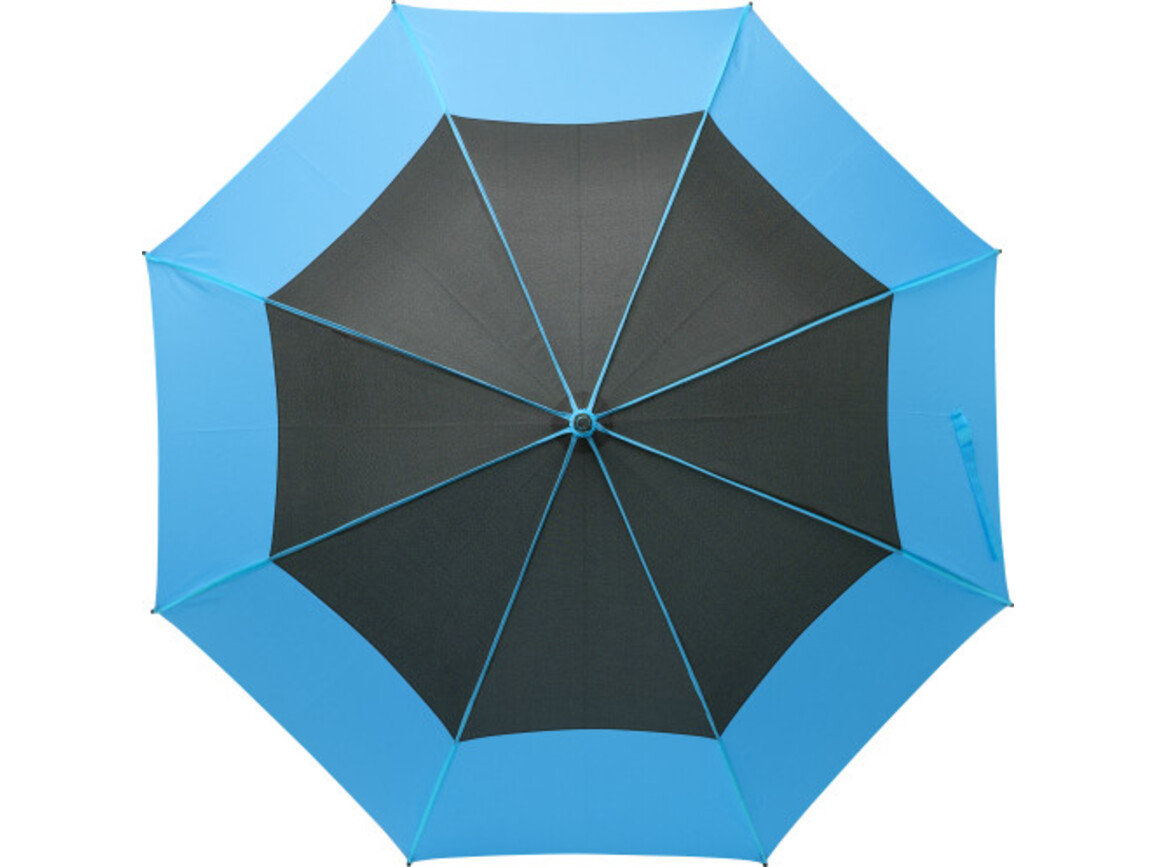 Regenschirm 'Tina' aus Pongee-Seide – Hellblau bedrucken, Art.-Nr. 018999999_9254