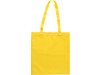 Einkaufstasche 'Peaches' aus RPET-Polyester – Gelb bedrucken, Art.-Nr. 006999999_9262
