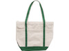 Einkaufstasche 'Cotton Shopper' aus Baumwolle – Grün bedrucken, Art.-Nr. 004999999_9267