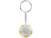 Striker Fußball Schlüsselanhänger, gelb, weiss bedrucken, Art.-Nr. 10223107