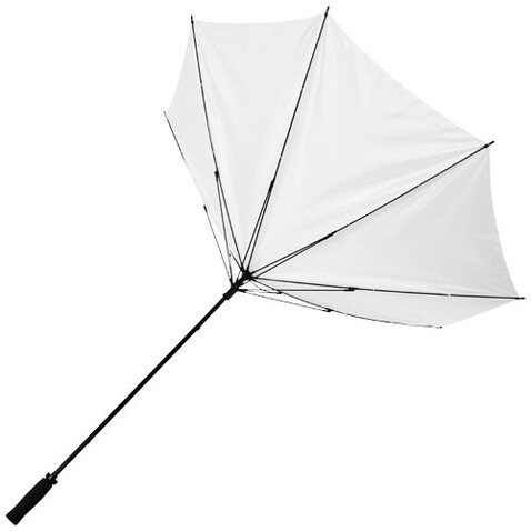 Grace 30“ windfester Golfschirm mit EVA-Griff, weiss bedrucken, Art.-Nr. 10940602