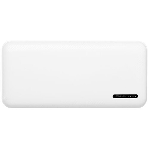 Compress 10.000 mAh High Density Powerbank, weiss bedrucken, Art.-Nr. 12412000