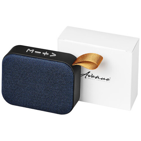 Fashion Stoff Bluetooth®-Lautsprecher, royalblau bedrucken, Art.-Nr. 12413302
