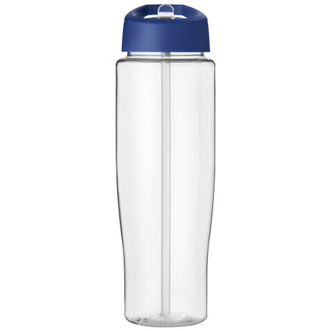H2O Active® Tempo 700 ml Sportflasche mit Ausgussdeckel, transparent, blau bedrucken, Art.-Nr. 21004419