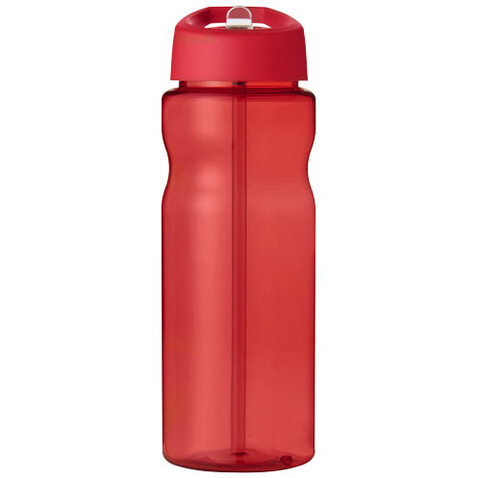H2O Active® Base 650 ml Sportflasche mit Ausgussdeckel, rot bedrucken, Art.-Nr. 21004925