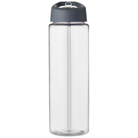 H2O Active® Vibe 850 ml Sportflasche mit Ausgussdeckel, transparent, storm grey bedrucken, Art.-Nr. 21009617