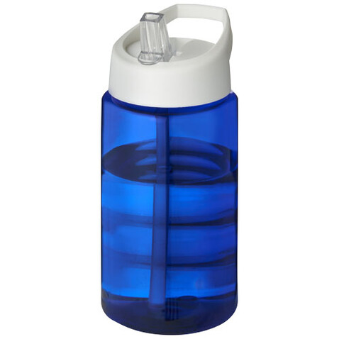 H2O Active® Bop 500 ml Sportflasche mit Ausgussdeckel, blau, weiss bedrucken, Art.-Nr. 21088305