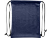 Turnbeutel aus Polyester Cassandra – Blau bedrucken, Art.-Nr. 005999999_9263