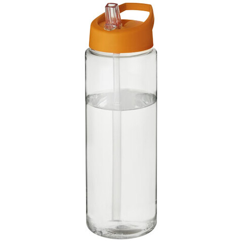 H2O Active® Vibe 850 ml Sportflasche mit Ausgussdeckel, transparent, orange bedrucken, Art.-Nr. 21009612
