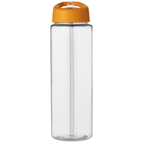 H2O Active® Vibe 850 ml Sportflasche mit Ausgussdeckel, transparent, orange bedrucken, Art.-Nr. 21009612