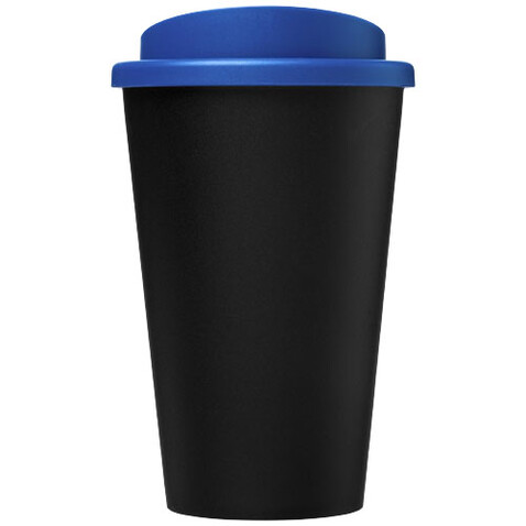 Americano® Eco 350 ml recycelter Becher, schwarz, mittelblau bedrucken, Art.-Nr. 21042207 Americano® Eco 350 ml recycelter Becher, schwarz, mittelblau bedrucken, Art.-Nr. 21042207