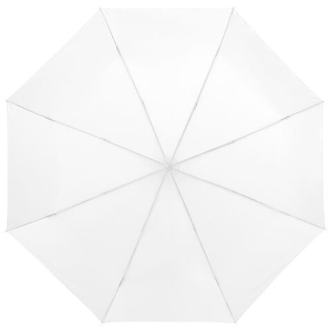 Ida 21,5&quot; Kompaktregenschirm, weiss bedrucken, Art.-Nr. 10905203