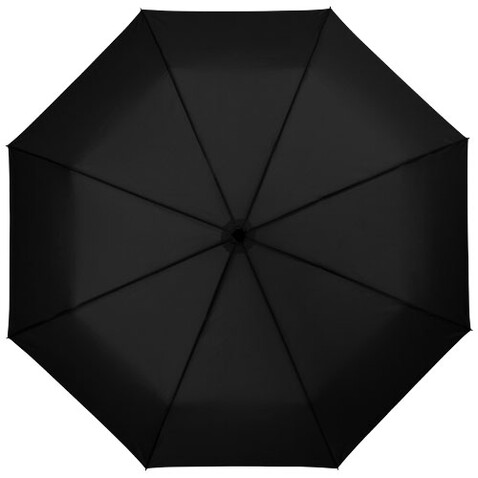 Wali 21&quot; Automatik Kompaktregenschirm, schwarz bedrucken, Art.-Nr. 10907700