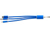 USB-Aufladekabel 'Choose' aus Aluminium – Kobaltblau bedrucken, Art.-Nr. 023999999_9215