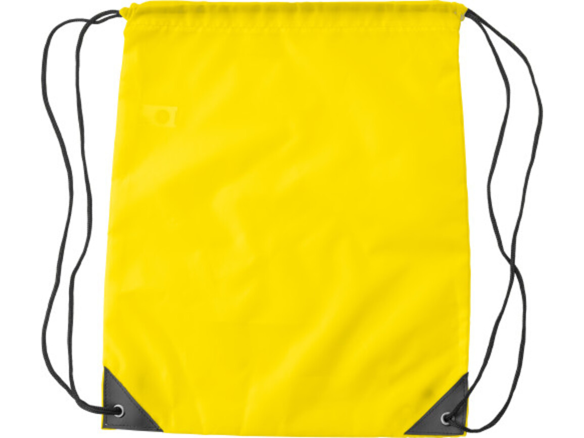 Turnbeutel 'Jumper' aus Polyester – Gelb bedrucken, Art.-Nr. 006999999_9261