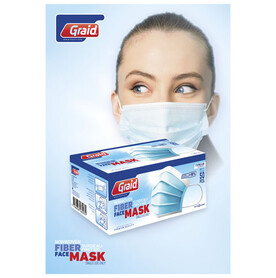 Moore Typ IIR Gesichtsmaske, hellblau bedrucken, Art.-Nr. 12202650