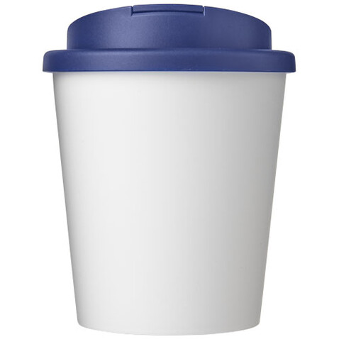 Americano® Espresso 250 ml Isolierbecher mit auslaufsicherem Schraubverschluss, weiss, blau bedrucken, Art.-Nr. 21069901