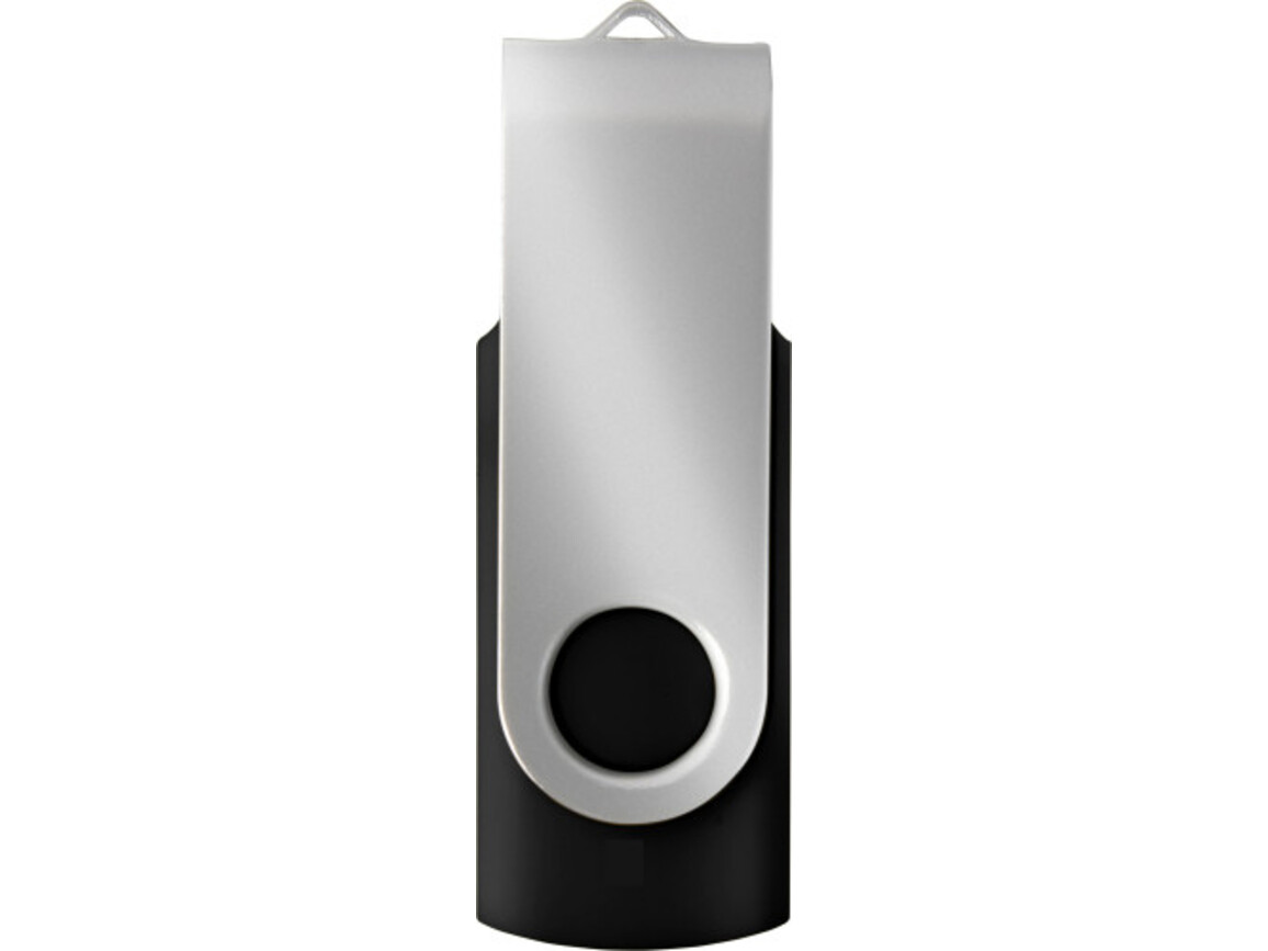 USB-Stick 'Save' (16GB/32GB) – Schwarz/Silber bedrucken, Art.-Nr. 050999041_3486