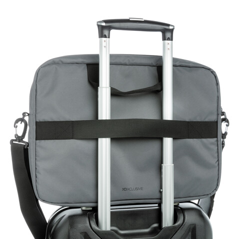Impact AWARE™ RPET 15,6" Laptop-Tasche anthrazit bedrucken, Art.-Nr. P730.042 Impact AWARE™ RPET 15,6" Laptop-Tasche anthrazit bedrucken, Art.-Nr. P730.042