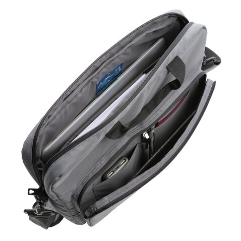 Impact AWARE™ RPET 15,6" Laptop-Tasche anthrazit bedrucken, Art.-Nr. P730.042 Impact AWARE™ RPET 15,6" Laptop-Tasche anthrazit bedrucken, Art.-Nr. P730.042