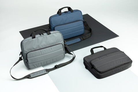 Impact AWARE™ RPET 15,6" Laptop-Tasche anthrazit bedrucken, Art.-Nr. P730.042 Impact AWARE™ RPET 15,6" Laptop-Tasche anthrazit bedrucken, Art.-Nr. P730.042