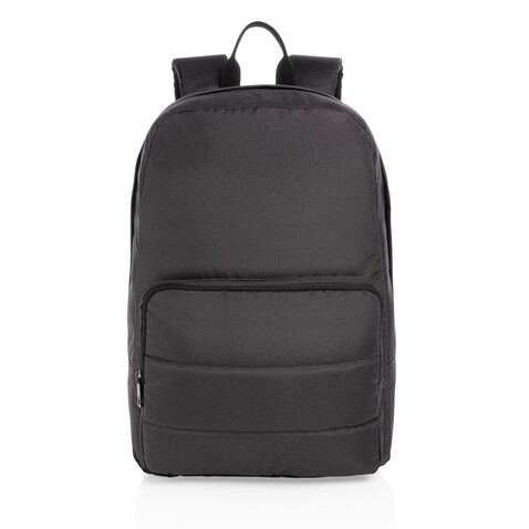 Impact AWARE™ RPET Basic 15,6&quot; Laptop-Rucksack schwarz bedrucken, Art.-Nr. P762.011