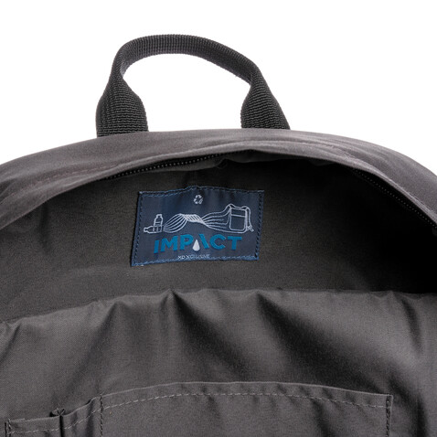 Impact AWARE™ RPET Basic 15,6&quot; Laptop-Rucksack schwarz bedrucken, Art.-Nr. P762.011