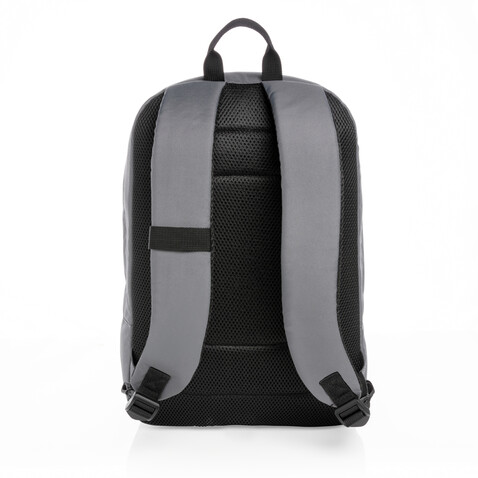 Impact AWARE™ RPET Basic 15,6" Laptop-Rucksack anthrazit bedrucken, Art.-Nr. P762.012