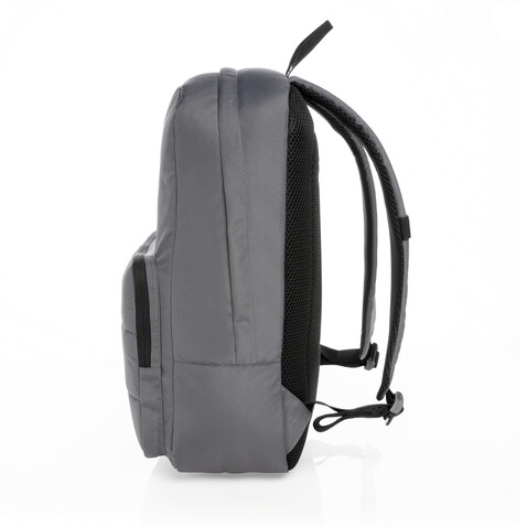Impact AWARE™ RPET Basic 15,6" Laptop-Rucksack anthrazit bedrucken, Art.-Nr. P762.012