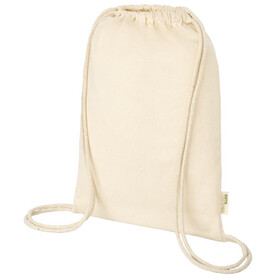 Orissa 100 g/m² Turnbeutel aus Bio-Baumwolle 5L, natural bedrucken, Art.-Nr. 12049010 Orissa 100 g/m² Turnbeutel aus Bio-Baumwolle 5L, natural bedrucken, Art.-Nr. 12049010
