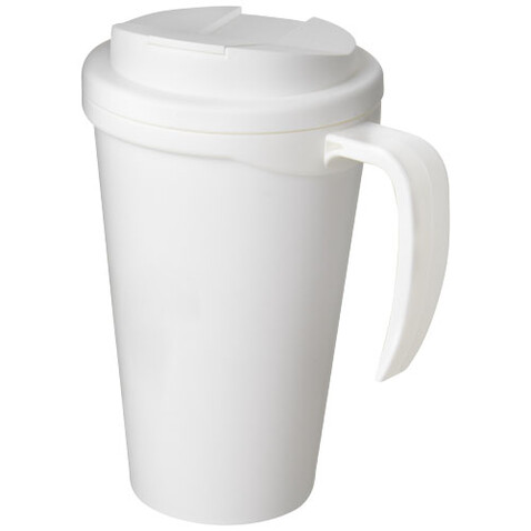 Americano® Grande 350 ml Isolierbecher mit auslaufsicherem Schraubverschluss, weiss bedrucken, Art.-Nr. 21042105