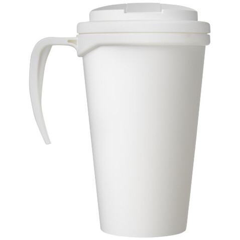 Americano® Grande 350 ml Isolierbecher mit auslaufsicherem Schraubverschluss, weiss bedrucken, Art.-Nr. 21042105