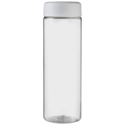 H2O Active® Vibe 850 ml Sportflasche mit Drehdeckel, transparent, weiss bedrucken, Art.-Nr. 21043003