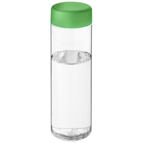 H2O Active® Vibe 850 ml Sportflasche mit Drehdeckel, transparent, grün bedrucken, Art.-Nr. 21043006