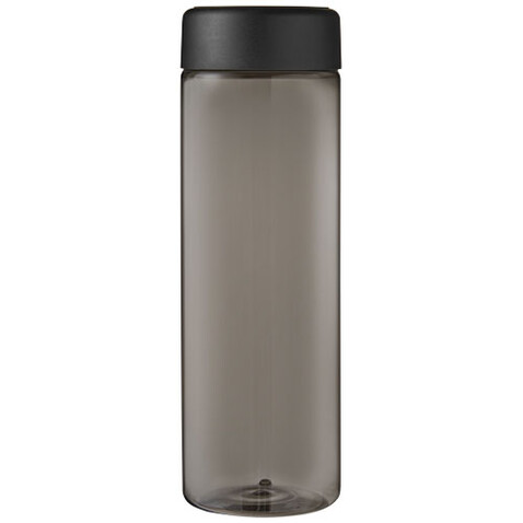 H2O Active® Vibe 850 ml Sportflasche mit Drehdeckel, kohle, schwarz bedrucken, Art.-Nr. 21043012