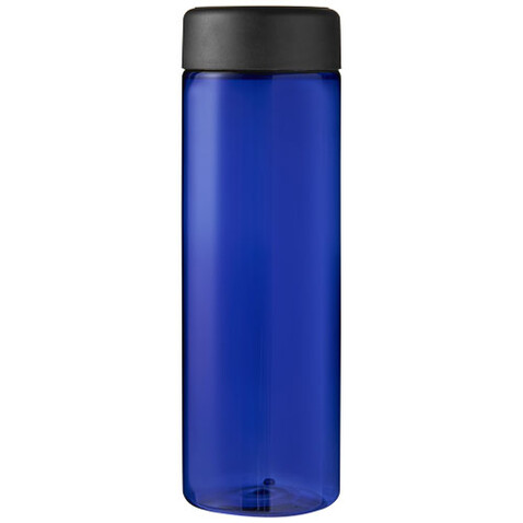 H2O Active® Vibe 850 ml Sportflasche mit Drehdeckel, blau, schwarz bedrucken, Art.-Nr. 21043014