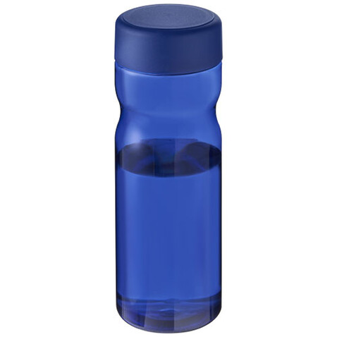 H2O Active® Eco Base 650 ml Sportflasche mit Drehdeckel, blau bedrucken, Art.-Nr. 21043502