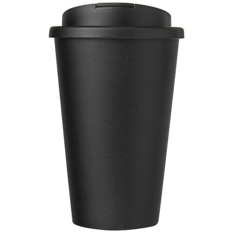 Americano® 350 ml Isolierbecher mit auslaufsicherem Schraubverschluss, schwarz bedrucken, Art.-Nr. 21069515