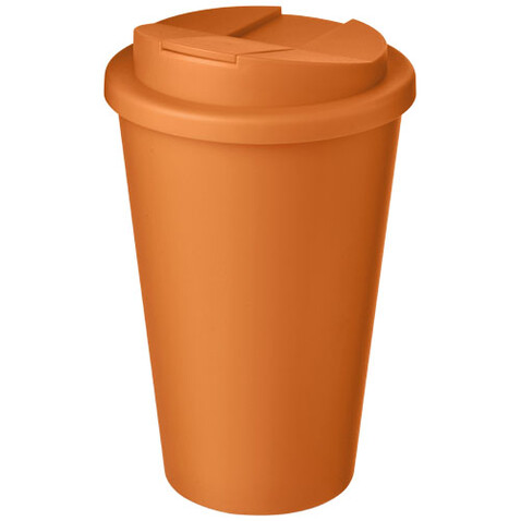 Americano® 350 ml Isolierbecher mit auslaufsicherem Schraubverschluss, orange bedrucken, Art.-Nr. 21069525