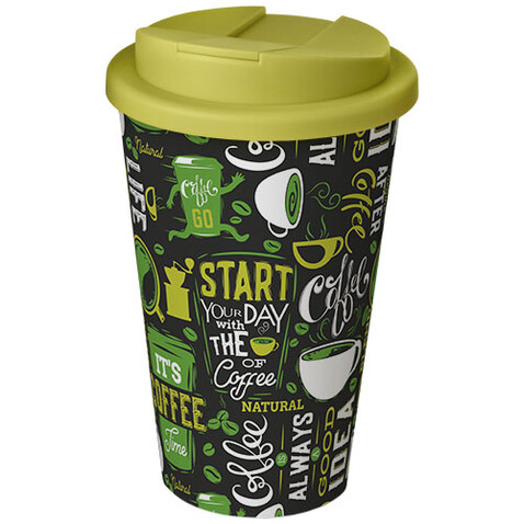 Brite-Americano® 350 ml Isolierbecher mit auslaufsicherem Schraubverschluss, weiss, limone bedrucken, Art.-Nr. 21069705 Brite-Americano® 350 ml Isolierbecher mit auslaufsicherem Schraubverschluss, weiss, limone bedrucken, Art.-Nr. 21069705