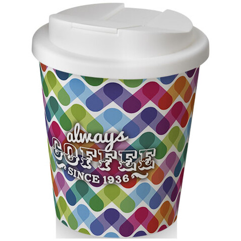 Brite-Americano® Espresso 250 ml Isolierbecher mit auslaufsicherem Schraubverschluss, weiss bedrucken, Art.-Nr. 21069803 Brite-Americano® Espresso 250 ml Isolierbecher mit auslaufsicherem Schraubverschluss, weiss bedrucken, Art.-Nr. 21069803