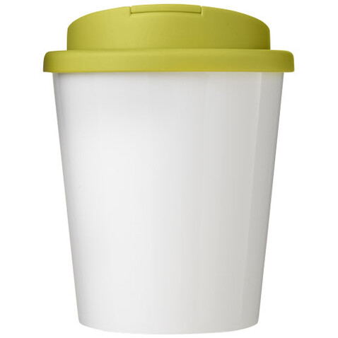 Brite-Americano® Espresso 250 ml Isolierbecher mit auslaufsicherem Schraubverschluss, weiss, limone bedrucken, Art.-Nr. 21069805