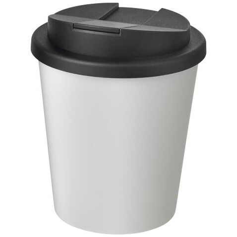 Americano® Espresso 250 ml Isolierbecher mit auslaufsicherem Schraubverschluss, weiss, schwarz bedrucken, Art.-Nr. 21069900