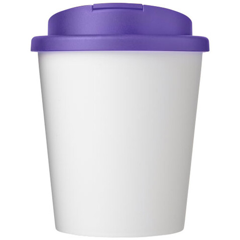Americano® Espresso 250 ml Isolierbecher mit auslaufsicherem Schraubverschluss, weiss, lila bedrucken, Art.-Nr. 21069904