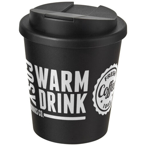 Americano® Espresso 250 ml Isolierbecher mit auslaufsicherem Schraubverschluss, schwarz bedrucken, Art.-Nr. 21069907