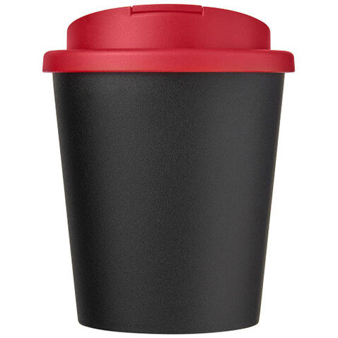 Americano® Espresso 250 ml Isolierbecher mit auslaufsicherem Schraubverschluss, schwarz, rot bedrucken, Art.-Nr. 21069908